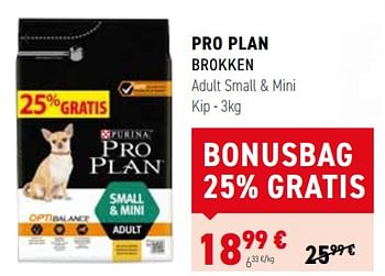 Promoties Pro plan brokken - Purina - Geldig van 31/05/2023 tot 11/06/2023 bij Tom&Co