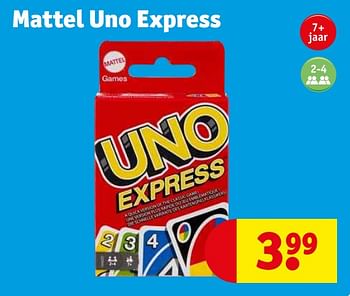 Promoties Mattel uno express - Mattel - Geldig van 06/06/2023 tot 11/06/2023 bij Kruidvat