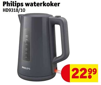Promoties Philips waterkoker hd9318-10 - Philips - Geldig van 06/06/2023 tot 11/06/2023 bij Kruidvat
