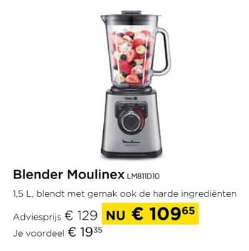 Promoties Blender moulinex lm811d10 - Moulinex - Geldig van 01/06/2023 tot 30/06/2023 bij Molecule
