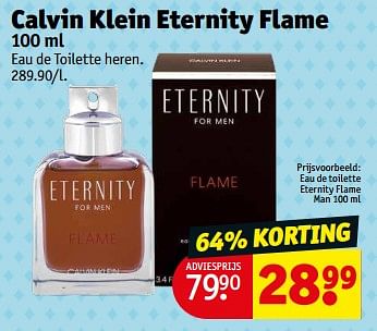 Promoties Eau de toilette eternity flame man - Calvin Klein - Geldig van 06/06/2023 tot 11/06/2023 bij Kruidvat