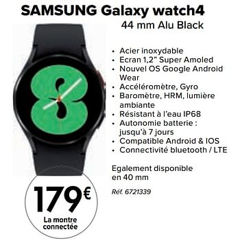 Promotions Samsung galaxy watch4 - Samsung - Valide de 30/05/2023 à 30/06/2023 chez Carrefour