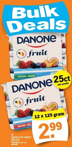 Promotions Danone fruit yoghurt - Danone - Valide de 05/06/2023 à 11/06/2023 chez Albert Heijn
