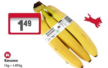 Promotions Bananen - Produit Maison - Delhaize - Valide de 08/06/2023 à 14/06/2023 chez Delhaize