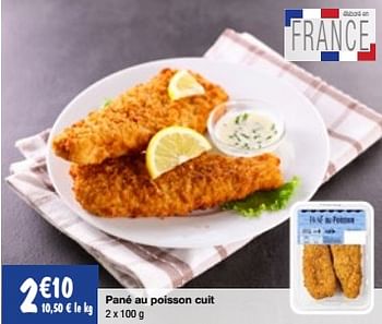 Promotions Pané au poisson cuit - Produit Maison - Migros - Valide de 06/06/2023 à 11/06/2023 chez Migros