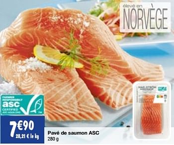 Promotions Pavé de saumon asc - Produit Maison - Migros - Valide de 06/06/2023 à 11/06/2023 chez Migros