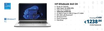 Promotions Hp elitebook 640 g9 - HP - Valide de 01/06/2023 à 30/06/2023 chez Compudeals
