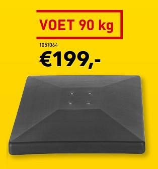 Promoties Voet - Garden Plus  - Geldig van 01/06/2023 tot 30/06/2023 bij Hubo