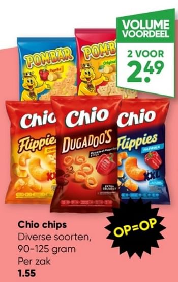 Promoties Chio chips - Chio - Geldig van 05/06/2023 tot 18/06/2023 bij Big Bazar