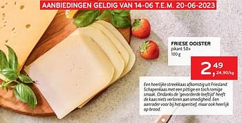Promoties Friese ooister - Huismerk - Alvo - Geldig van 14/06/2023 tot 27/06/2023 bij Alvo