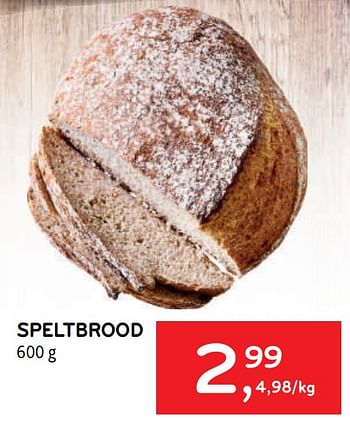 Promoties Speltbrood - Huismerk - Alvo - Geldig van 14/06/2023 tot 27/06/2023 bij Alvo