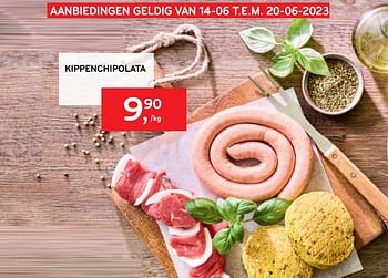 Promoties Kippenchipolata - Huismerk - Alvo - Geldig van 14/06/2023 tot 27/06/2023 bij Alvo