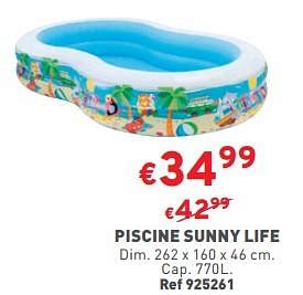 Promotions Piscine sunny life - Produit maison - Trafic  - Valide de 07/06/2023 à 12/06/2023 chez Trafic
