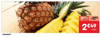 Promotions Ananas - Produit Maison - Leader Price - Valide de 07/06/2023 à 13/06/2023 chez Leader Price