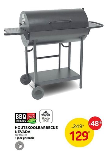 Promoties Houtskoolbarbecue nevada - BBQ & Friends  - Geldig van 14/06/2023 tot 26/06/2023 bij Brico