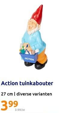 Promoties Action tuinkabouter - Huismerk - Action - Geldig van 07/06/2023 tot 13/06/2023 bij Action