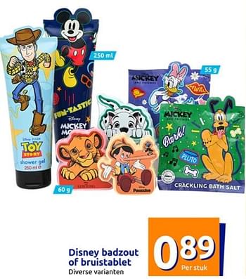 Promoties Disney badzout of bruistablet - Disney - Geldig van 07/06/2023 tot 13/06/2023 bij Action