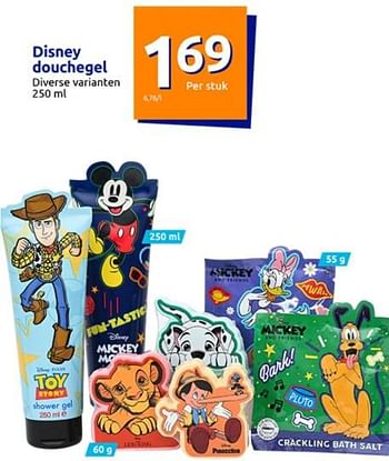 Promoties Disney douchegel - Disney - Geldig van 07/06/2023 tot 13/06/2023 bij Action