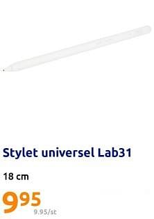 Promoties Stylet universel lab31 - Lab31 - Geldig van 07/06/2023 tot 13/06/2023 bij Action