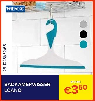 Promoties Badkamerwisser loano - Wenko - Geldig van 01/06/2023 tot 30/06/2023 bij Euro Shop