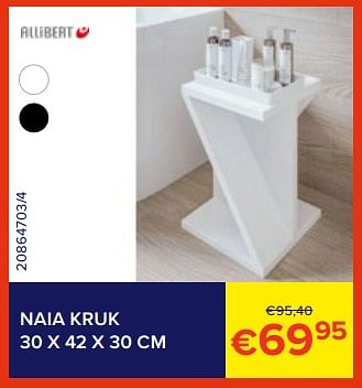 Promoties Naia kruk - Allibert - Geldig van 01/06/2023 tot 30/06/2023 bij Euro Shop