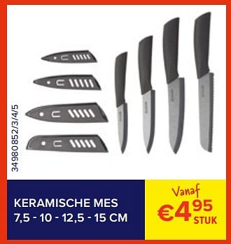 Promoties Keramische mes - Huismerk - Euroshop - Geldig van 01/06/2023 tot 30/06/2023 bij Euro Shop