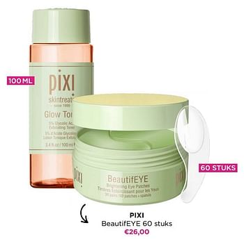 Promoties Pixi beautifeye - Pixi - Geldig van 12/06/2023 tot 18/06/2023 bij ICI PARIS XL