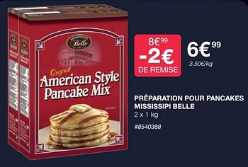 Mississippi Belle Préparation pour pancakes mississipi belle - En promotion  chez Costco