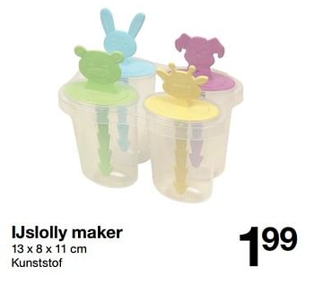 Promoties Ijslolly maker - Huismerk - Zeeman  - Geldig van 10/06/2023 tot 16/06/2023 bij Zeeman