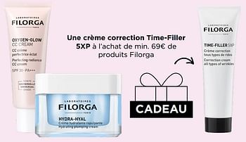 Promotions Une crème correction time-filler 5xp à l’achat de min. 69€ de produits filorga - Filorga - Valide de 12/06/2023 à 18/06/2023 chez ICI PARIS XL