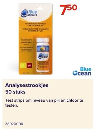 Promoties Analysestrookjes - Blue ocean - Geldig van 09/06/2023 tot 31/08/2023 bij Euro Shop