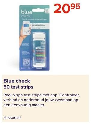 Promoties Blue check - Huismerk - Euroshop - Geldig van 09/06/2023 tot 31/08/2023 bij Euro Shop