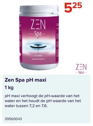 Promoties Zen spa ph maxi - Zen Spa - Geldig van 09/06/2023 tot 31/08/2023 bij Euro Shop