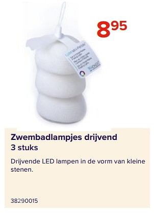 Promoties Zwembadlampjes drijvend - Huismerk - Euroshop - Geldig van 09/06/2023 tot 31/08/2023 bij Euro Shop