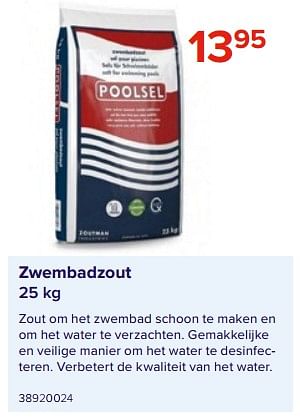 Promoties Zwembadzout - PoolSel - Geldig van 09/06/2023 tot 31/08/2023 bij Euro Shop