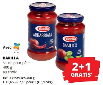 Promotions Barilla basilico - Barilla - Valide de 15/06/2023 à 28/06/2023 chez Spar (Colruytgroup)