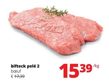 Promotions Bifteck pelé 2 boeuf - Produit Maison - Spar Retail - Valide de 15/06/2023 à 28/06/2023 chez Spar (Colruytgroup)