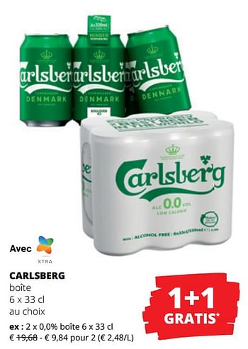 Promotions Carlsberg - Carlsberg Luxe - Valide de 15/06/2023 à 28/06/2023 chez Spar (Colruytgroup)
