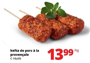 Promotions Kefta de porc à la provençale - Produit Maison - Spar Retail - Valide de 15/06/2023 à 28/06/2023 chez Spar (Colruytgroup)
