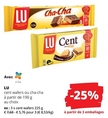 Promotions Lu cent wafers - Lu - Valide de 15/06/2023 à 28/06/2023 chez Spar (Colruytgroup)