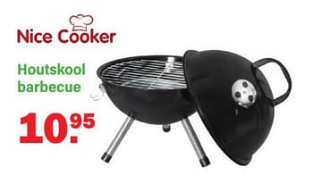 Promoties Houtskool barbecue - Nice Cooker - Geldig van 05/06/2023 tot 24/06/2023 bij Van Cranenbroek