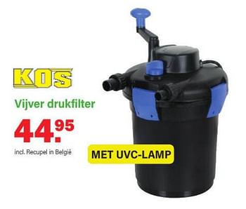 Promoties Kos vijver drukfilter - Kos - Geldig van 05/06/2023 tot 24/06/2023 bij Van Cranenbroek