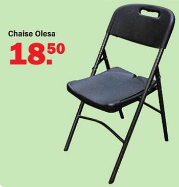 Promotions Chaise olesa - Produit Maison - Van Cranenbroek - Valide de 05/06/2023 à 24/06/2023 chez Van Cranenbroek