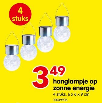 Promoties Hanglampje op zonne energie - Huismerk - Yess - Geldig van 13/06/2023 tot 25/06/2023 bij yess!