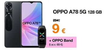 Promoties Oppo a78 5g 128 gb - Oppo - Geldig van 12/06/2023 tot 30/06/2023 bij Orange