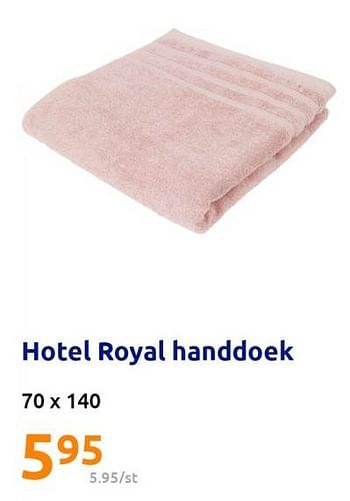 Promoties Hotel royal handdoek - Hotel Royal - Geldig van 14/06/2023 tot 20/06/2023 bij Action