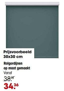 Promoties Rolgordijnen op maat gemaakt - Huismerk - Kwantum - Geldig van 29/06/2023 tot 02/07/2023 bij Kwantum