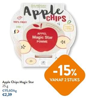 Promoties Apple chips magic star - Magic Star - Geldig van 14/06/2023 tot 27/06/2023 bij OKay