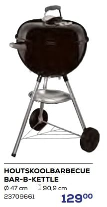 Promoties Houtskoolbarbecue bar-b-kettle - Weber - Geldig van 15/06/2023 tot 20/07/2023 bij Supra Bazar