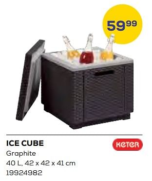 Promoties Ice cube - Keter - Geldig van 15/06/2023 tot 20/07/2023 bij Supra Bazar